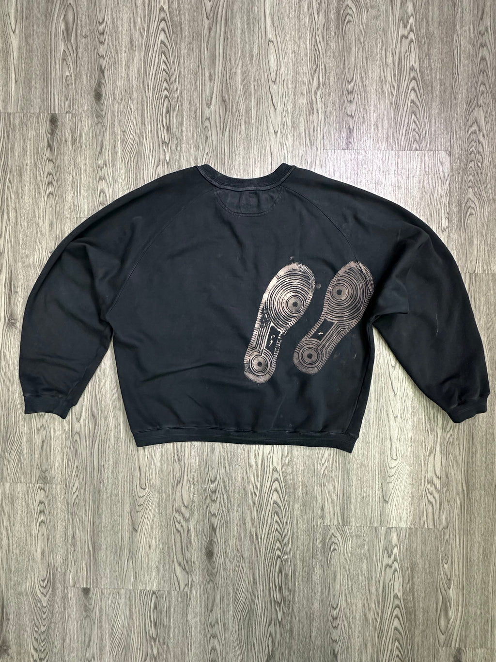 Felpa Bleach Painting