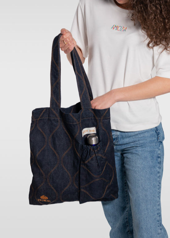 Enjoy Bag Jeans Ricamato